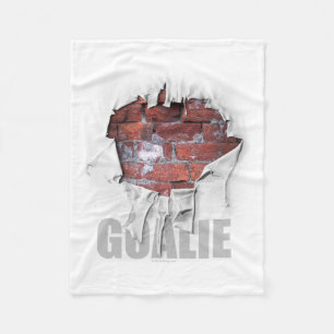 Torn Brick Wall Goalie (Soccer) Fleece Blanket