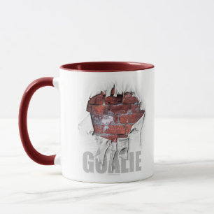 Torn Brick Wall Goalie (Soccer) Mug