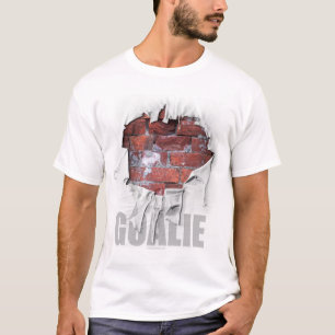 Torn Brick Wall Goalie (Soccer) T-Shirt
