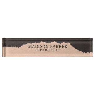 Torn Edge Nameplate