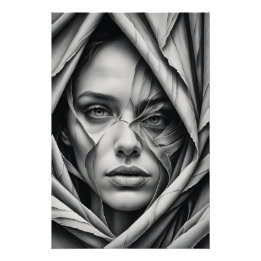 Torn Fabric Reveal Poster