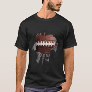 Torn Football Dark Tee