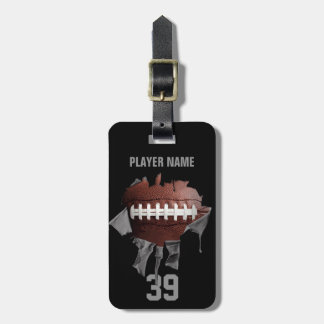 Torn Football (personalised) Luggage Tag