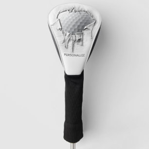 Torn Golf Ball Golf Head Cover