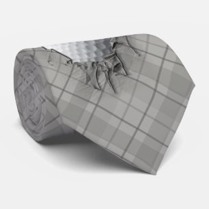 Torn Golf Ball Neck Tie