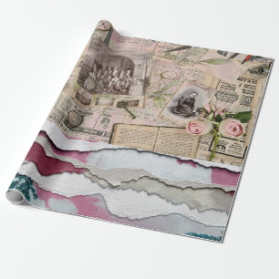 torn paper newspaper