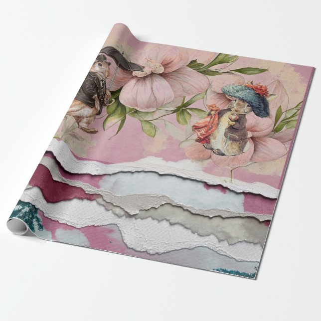  torn paper Peter Rabbit (Unrolled)