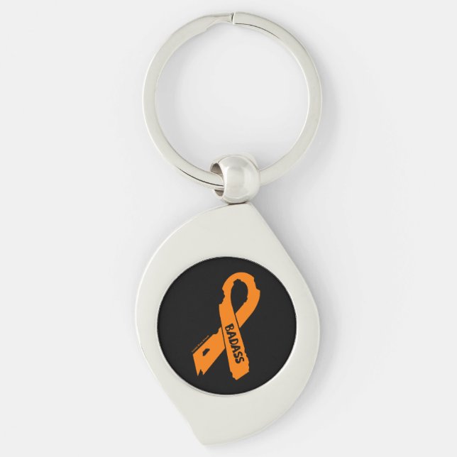 Torn Ribbon/Badass...RSD/CRPS Key Ring (Front)