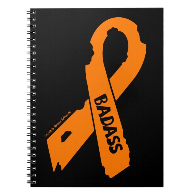 Torn Ribbon/Badass...RSD/CRPS Notebook (Front)