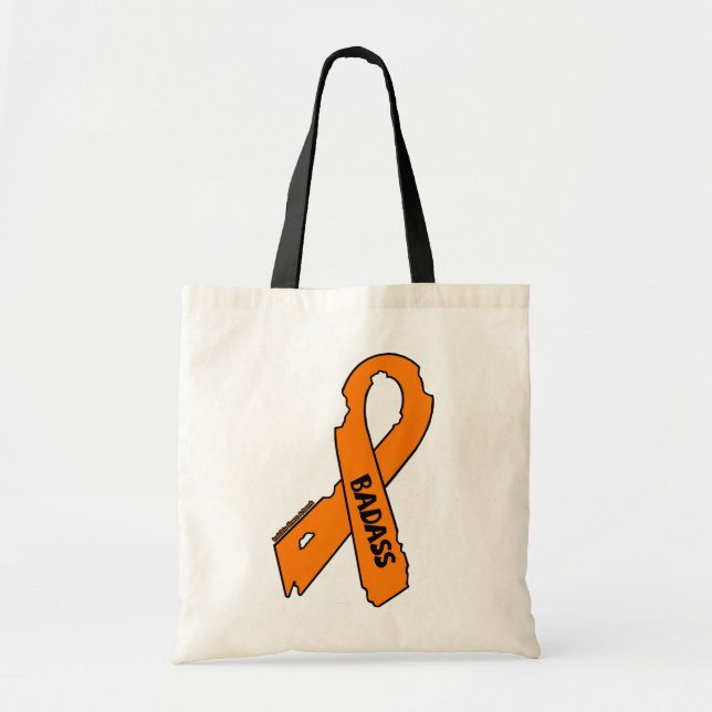 Torn Ribbon/Badass...RSD/CRPS Tote Bag (Front)