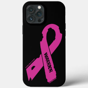 Torn Ribbon/Warrior...Breast Cancer iPhone 13 Pro Max Case