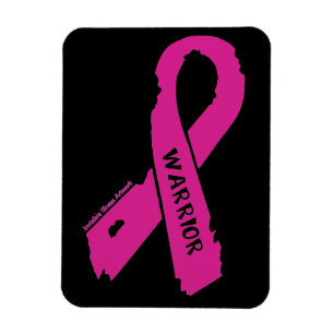 Torn Ribbon/Warrior...Breast Cancer Magnet