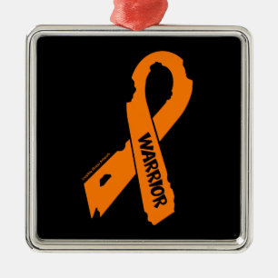 Torn Ribbon/Warrior...RSD/CRPS Metal Ornament