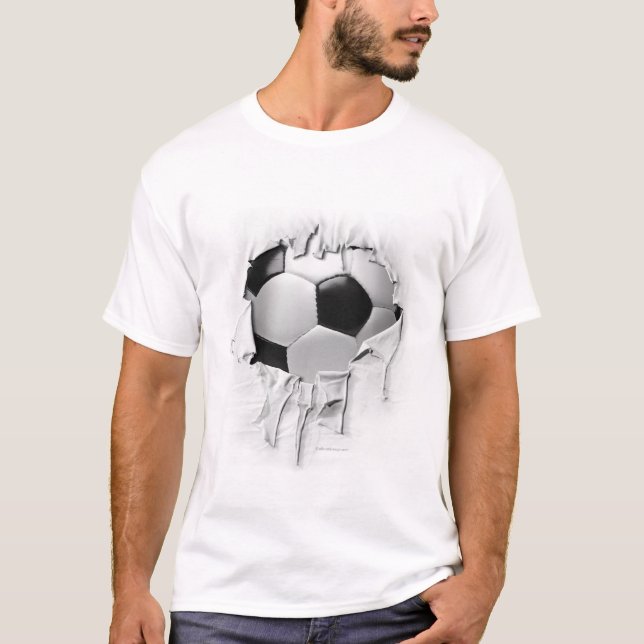 Torn Soccer T-Shirt (Front)
