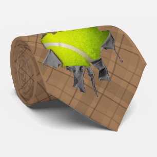 Torn Tennis Neck Tie