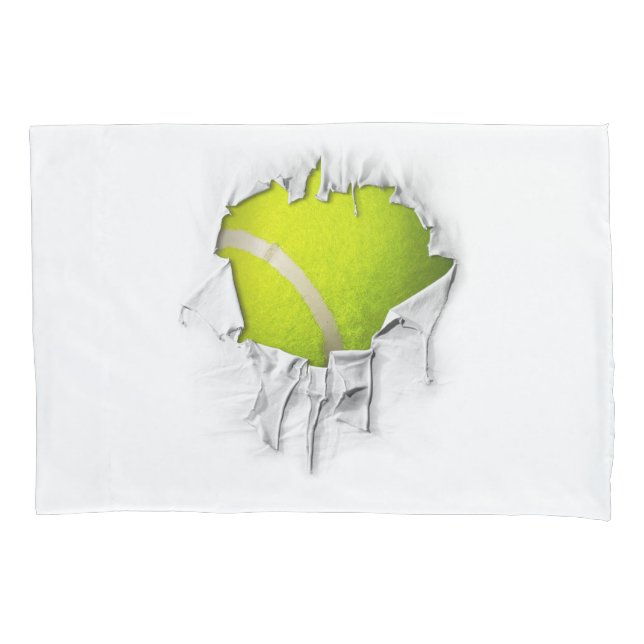 Torn Tennis Pillow Case (Front)