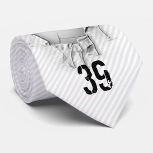 Torn Volleyball (personalised) White Neck Tie