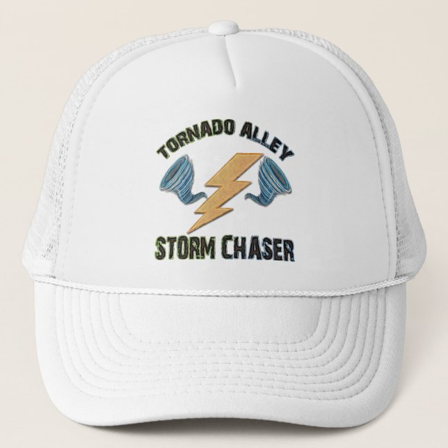 Tornado Alley Storm Chaser Trucker Hat (Front)