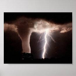 Tornado and Lightning  Poster