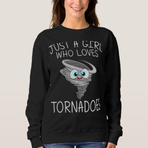 Tornado For Girls Kid Storm Weather Meteorology Ch Sweatshirt