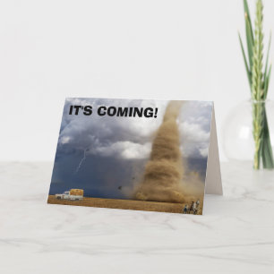 TORNADO FUNNY BIRTHDAY CARDS