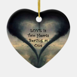 Tornado Heart Ornament