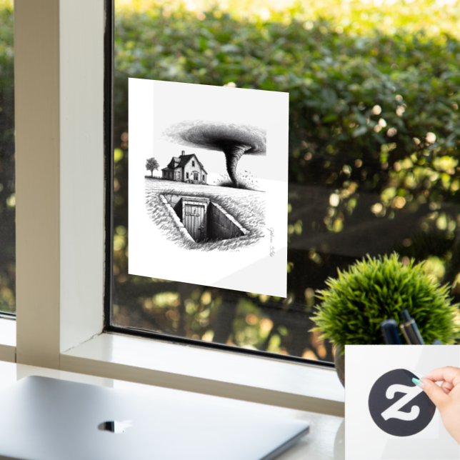 Tornado House Cellar with Cross (Office)