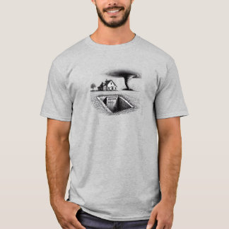 Tornado House Cellar with Cross T-Shirt