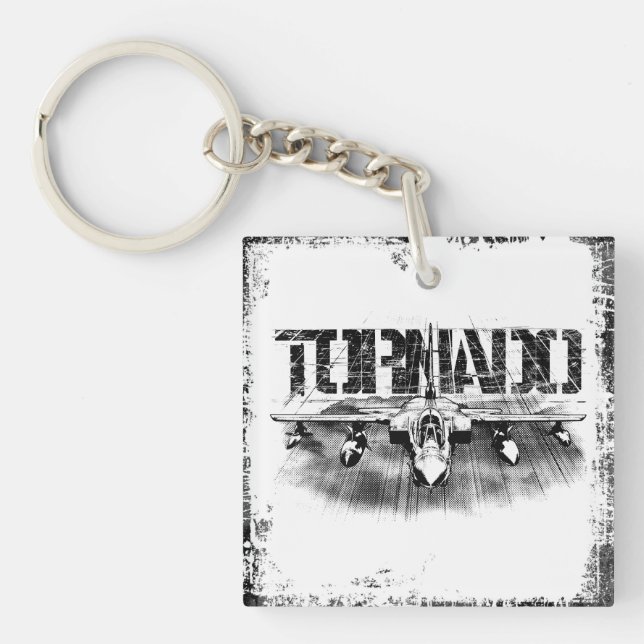Tornado IDS Square (double-sided) Keychain (Front)