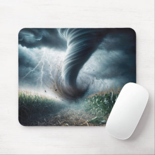 Tornado In a Midwest American Cornfield Mouse Pad