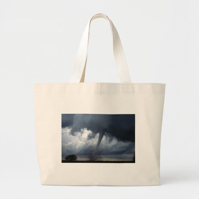 Tornado Large Tote Bag (Front)