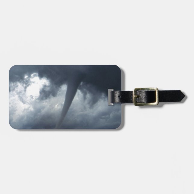 Tornado Luggage Tag (Front Horizontal)