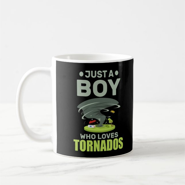 Tornado Meteorologist Weather Watcher Coffee Mug (Left)
