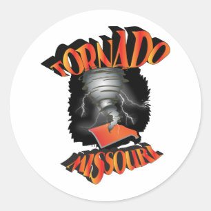 Tornado Missouri Classic Round Sticker