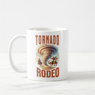 Tornado Rodeo Cowboys Tee Shirt - Western Graphic Coffee Mug
