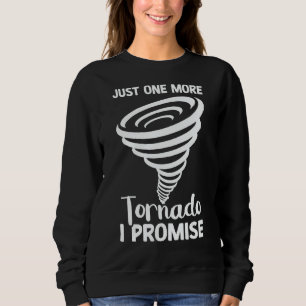 Tornado Storm Hurricane Weather Meteorologist Torn Sweatshirt