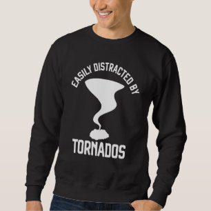 Tornado Storm Hurricane Weather Meteorologist Torn Sweatshirt