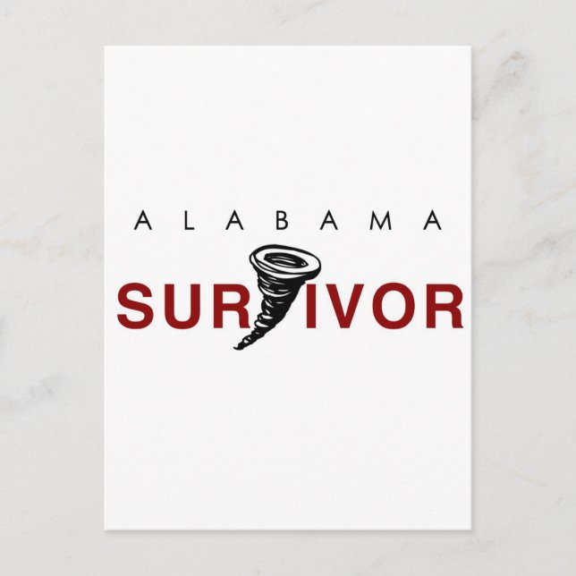 Tornado Survivor Postcard (Front)