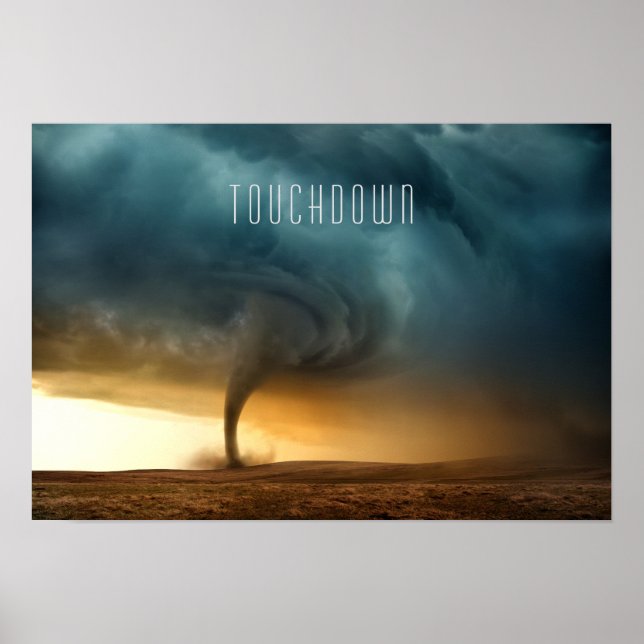 Tornado Touchdown Poster (Front)