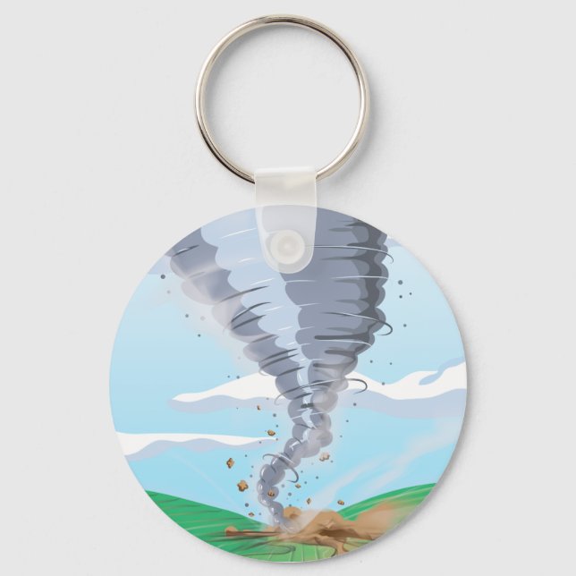 Tornado Twister Key Ring (Front)