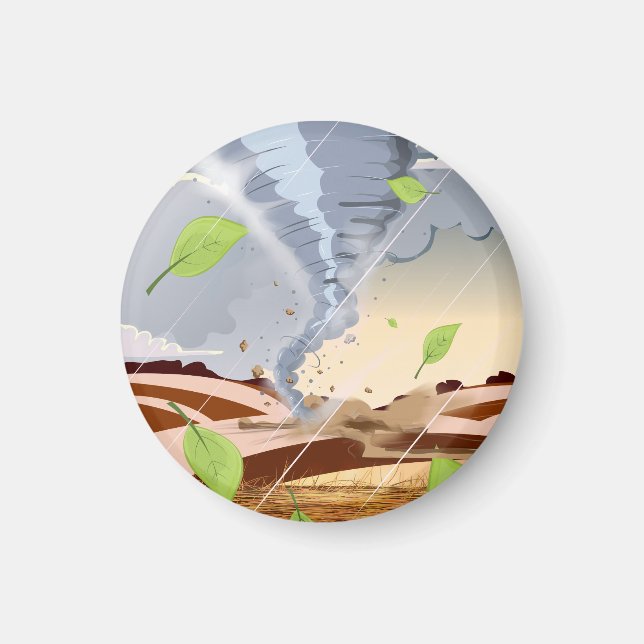 Tornado Twister Magnet (Front)