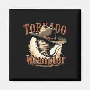 Tornado Wrangler Cowboy Wrangler Women Men Kid Magnet