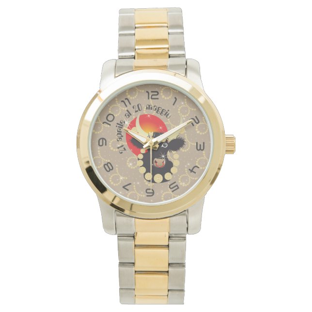 Toro 21 aple al 20 maggio Orologio Watch (Front)