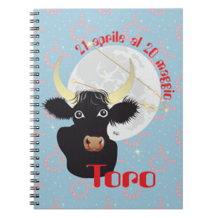 Toro 21 aprile al 20 maggio Taccuino Notebook