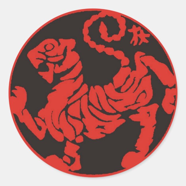 Toro_red Classic Round Sticker (Front)