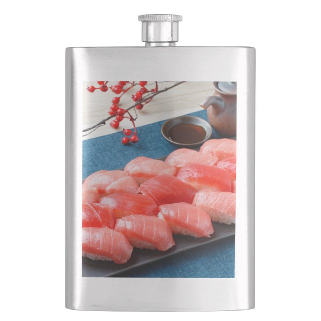 Toro Toast – Tuna Celebration Classic Flask (Front)