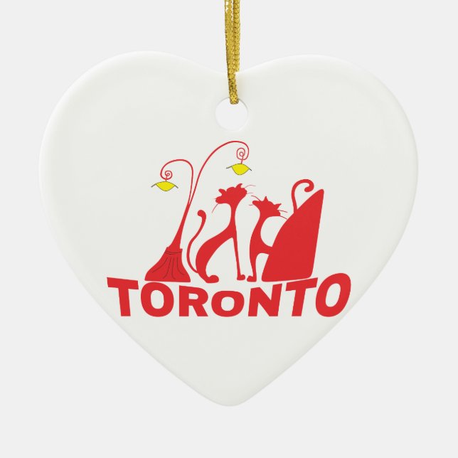 Toronto 1 ceramic ornament (Front)