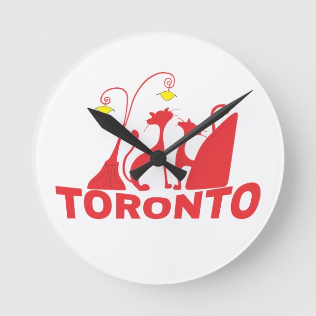 Toronto 1 round clock (Front)