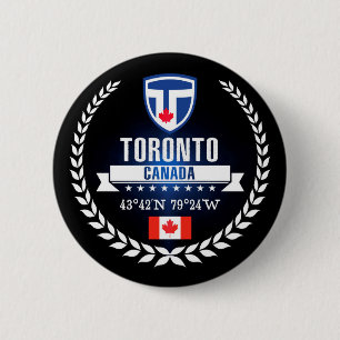Toronto 6 Cm Round Badge