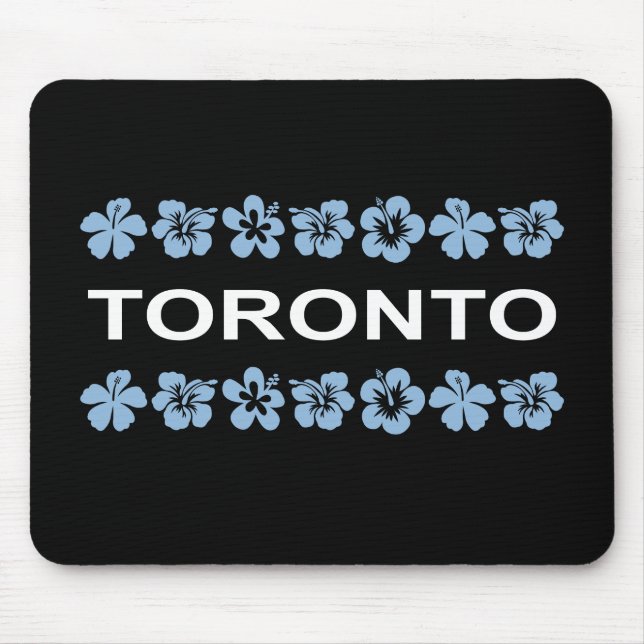 Toronto Aloha Bands Blue Dark Colour Mouse Pad (Front)